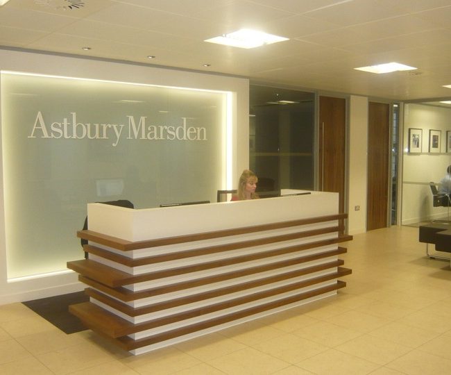 Atsbury Marsden reception area